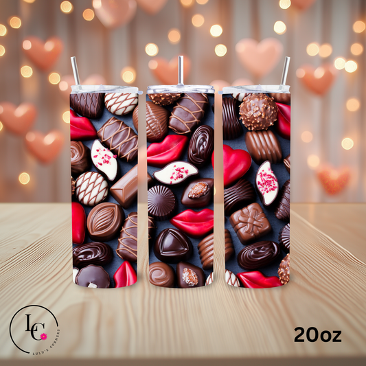 Chocolates and Lips Tumbler
