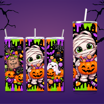 🎃 Spooky Cute Mummy 20 oz Tumbler