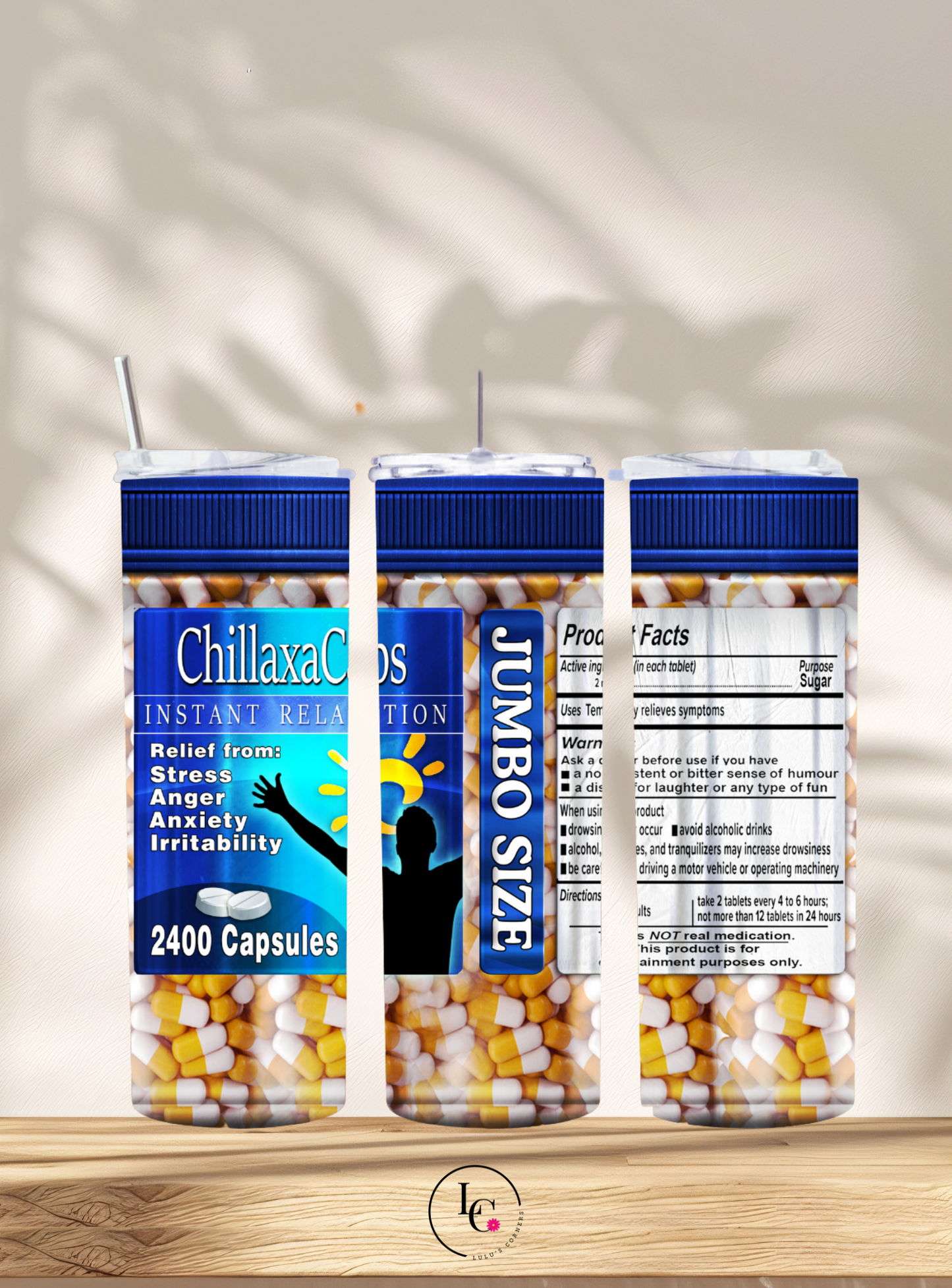 Chillaxacaps Tumbler  20 oz.